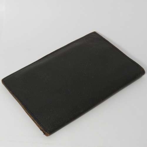 Vintage leather wallet made in British India
