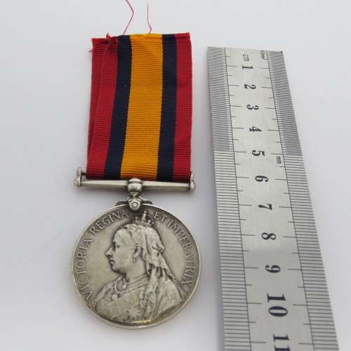 Boer War QSA Queen South Africa medal - name removed