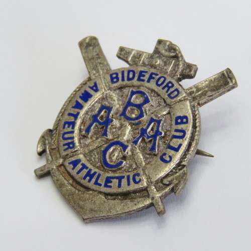 Antique Bideford amateur athletic club badge - Scarce
