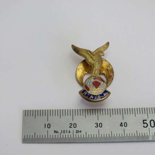 RAF Association button hole badge - Enameled
