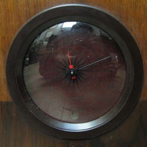 Vintage 1930`s His Masters Voice valve radio - working - 51 x 32 x 35cm
