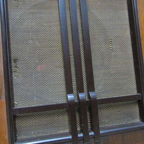 Vintage 1930`s His Masters Voice valve radio - working - 51 x 32 x 35cm