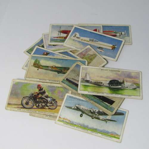 Cigarette cards - Speed - lot of 25 cards - WD and HO Wills - some very well used