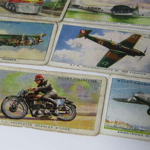 Cigarette cards - Speed - lot of 25 cards - WD and HO Wills - some very well used