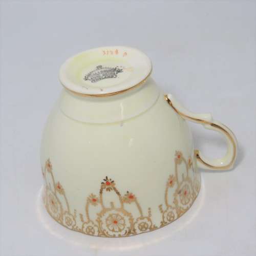 Vintage Salisbury porcelain tea set trio