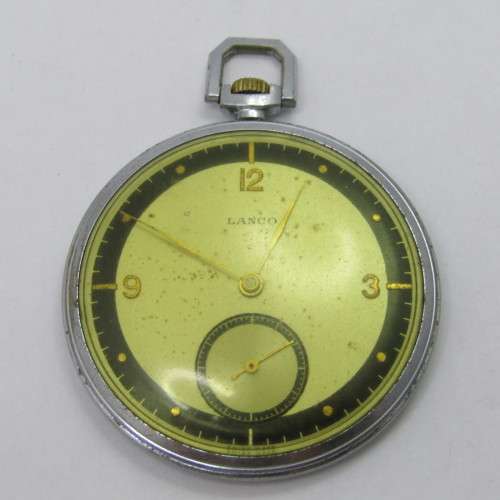 Vintage Lanco pocket watch - working