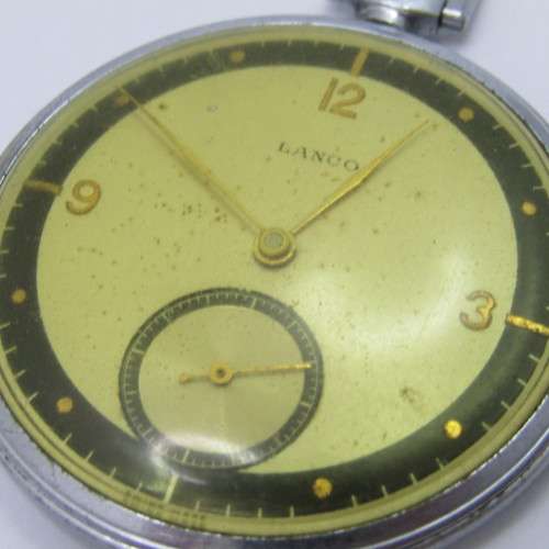 Vintage Lanco pocket watch - working
