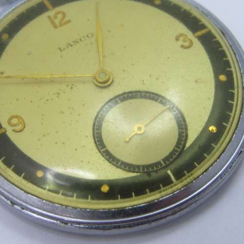 Vintage Lanco pocket watch - working