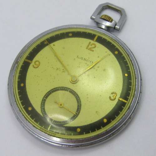Vintage Lanco pocket watch - working