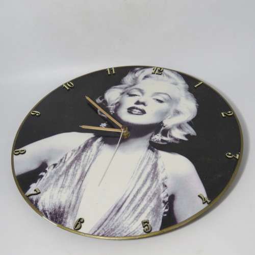 Marilyn Monroe Vinyl LP clock