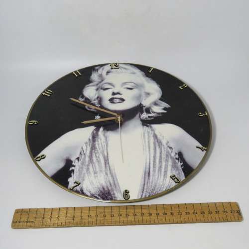 Marilyn Monroe Vinyl LP clock