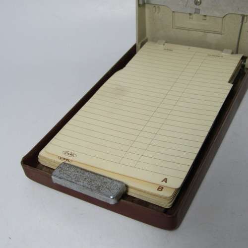 Vintage Carl Telephone list finder telephone booklet