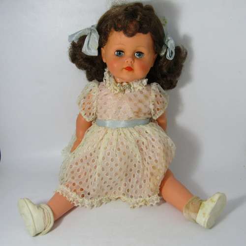 Vintage Mattel Chatty Cathy doll - Marietjie - die pop wat Afrikaans praat - body broken - pull stri