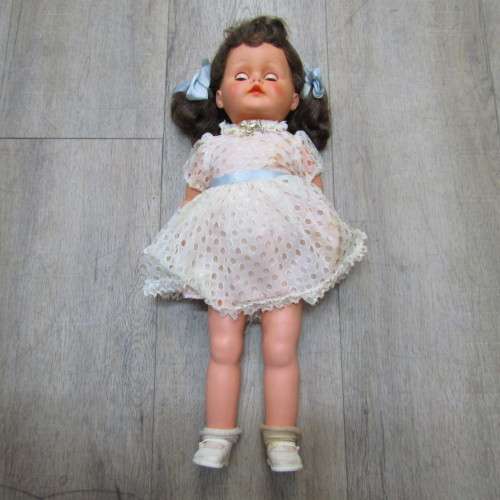 Vintage Mattel Chatty Cathy doll - Marietjie - die pop wat Afrikaans praat - body broken - pull stri