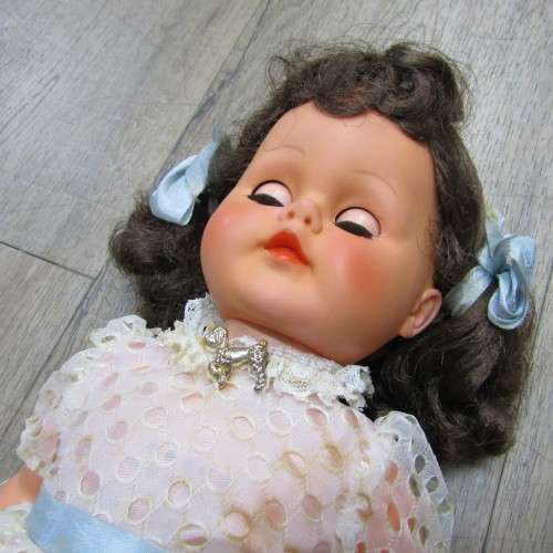 Vintage Mattel Chatty Cathy doll - Marietjie - die pop wat Afrikaans praat - body broken - pull stri