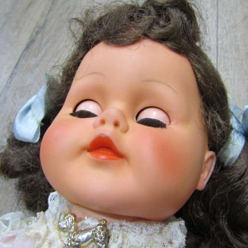 Vintage Mattel Chatty Cathy doll - Marietjie - die pop wat Afrikaans praat - body broken - pull stri