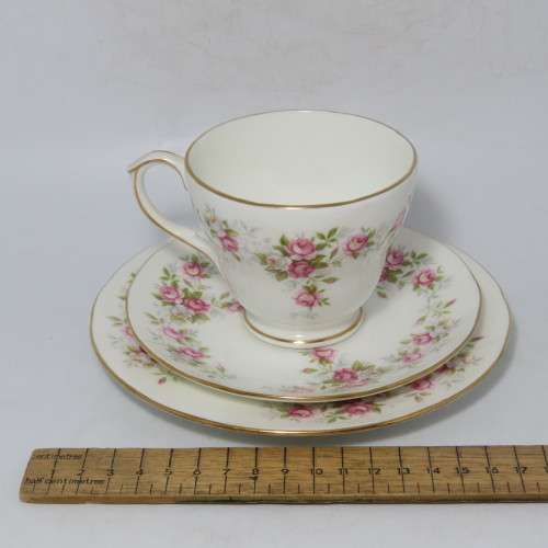 Vintage Duchess June Bouquet porcelain trio