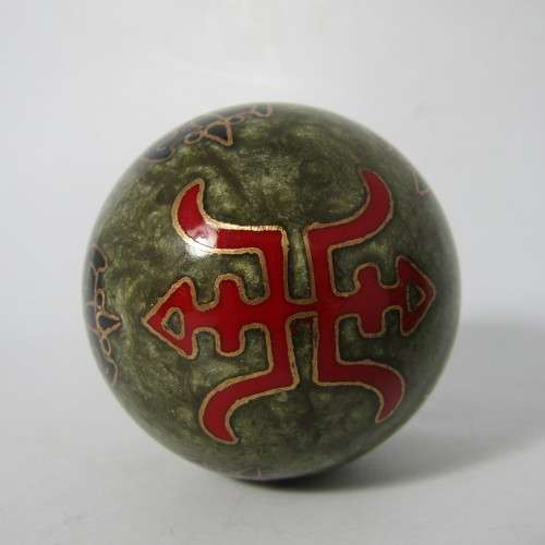 Pair of Vintage Chinese musical baoding stress balls