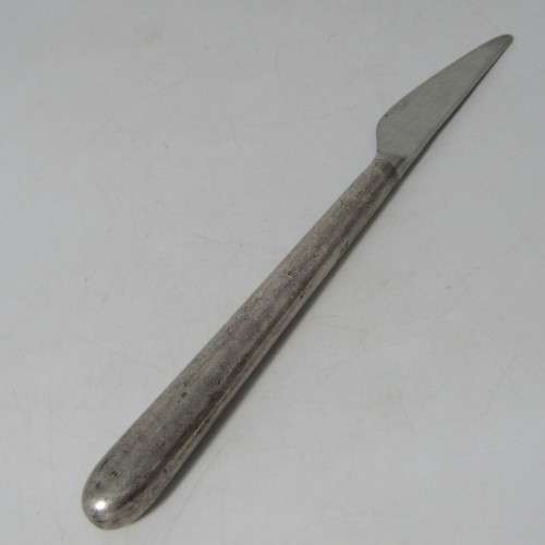 Vintage KLM silver plated knife - SOLA 100