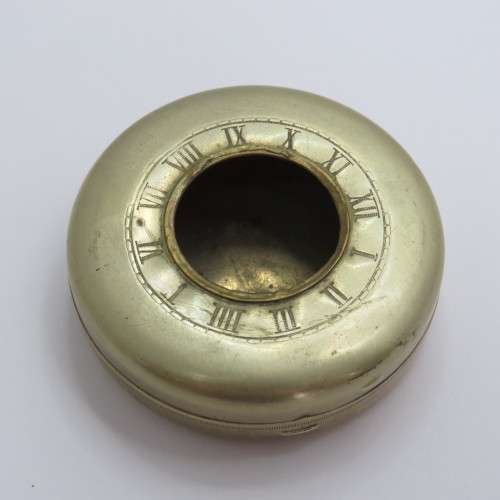 Vintage silverplated 24 1/2 pocketwatch case cover