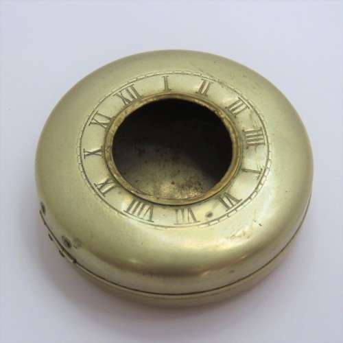 Vintage silverplated 24 1/2 pocketwatch case cover