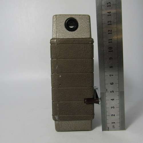 Vintage Bell and Howell 252 8mm movie camera in pouch - damaged