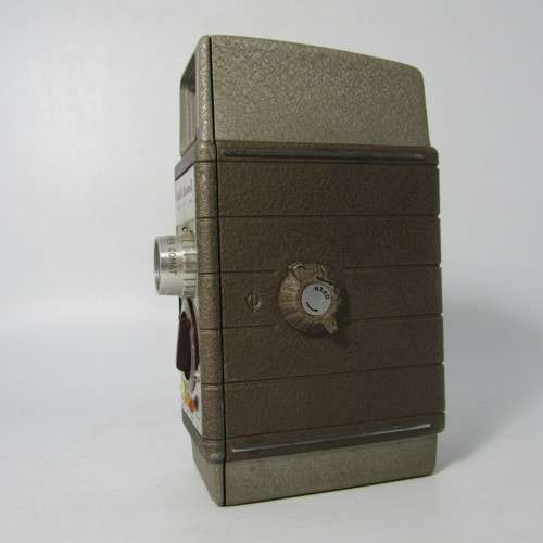 Vintage Bell and Howell 252 8mm movie camera in pouch - damaged