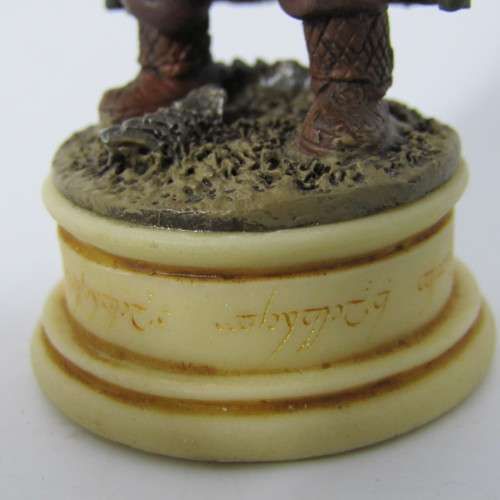 Lord of the Rings chess Gimli white pawn figurine