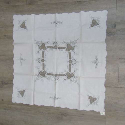 Brand new (but old) table cloth - original price of R8.99 from the old days - 80 x 80cm