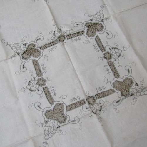 Brand new (but old) table cloth - original price of R8.99 from the old days - 80 x 80cm