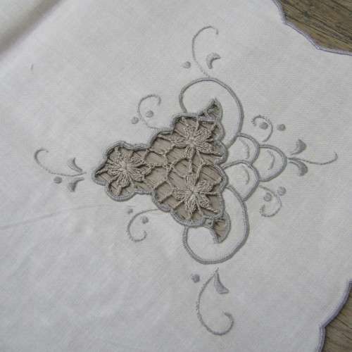 Brand new (but old) table cloth - original price of R8.99 from the old days - 80 x 80cm