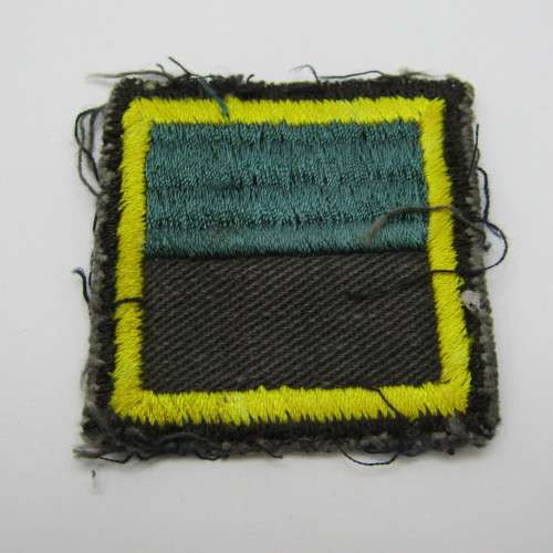 SA Infantry Bravo company cloth badge