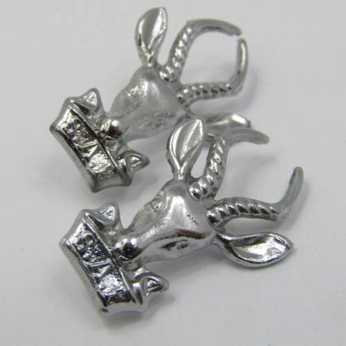 Pair of SA Infantry collar badges