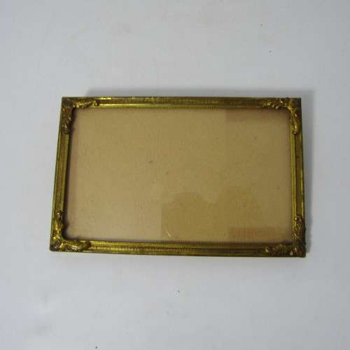 Vintage brass photo frame - 9 x 14cm