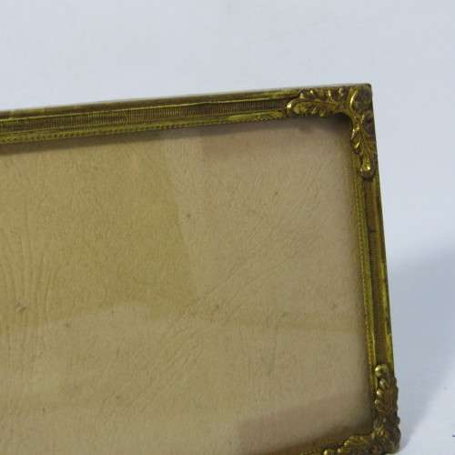 Vintage brass photo frame - 9 x 14cm