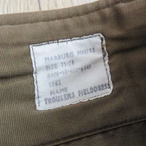 SADF Nutria shorts - Made from combat trousers - Length 47 cm - Waist 68 cm