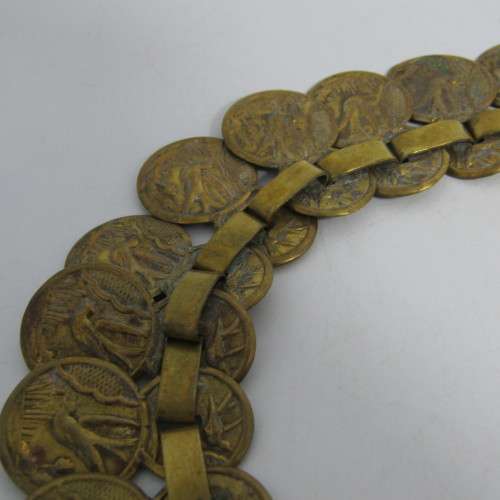 Vintage Egyptian necklace with imitation coins