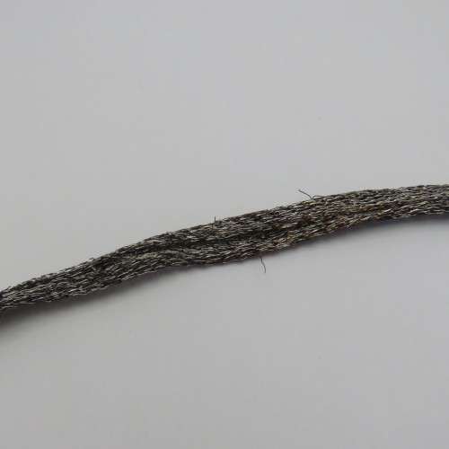 Sterling silver chainmail necklace - Small tear inside - Weighs 7,5 grams - Length 25 cm (closed)
