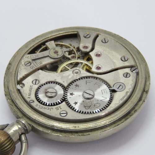 Vintage Fenca pocketwatch - Not working - Front case ring is loose