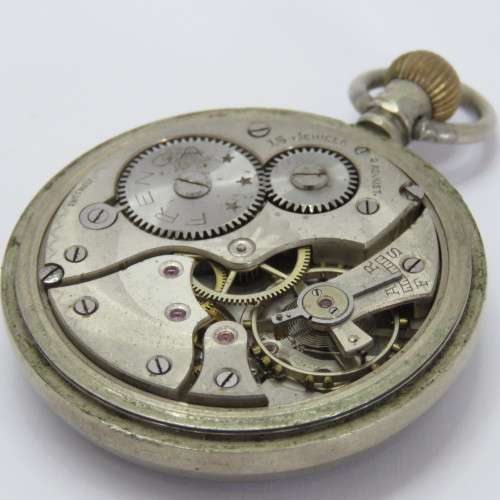 Vintage Fenca pocketwatch - Not working - Front case ring is loose