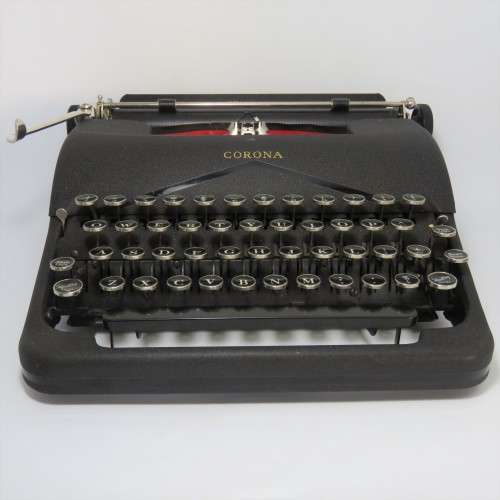 1940`s Corona Standard typewriter model 043B - Excellent condition