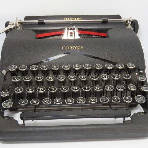 1940`s Corona Standard typewriter model 043B - Excellent condition