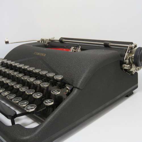 1940`s Corona Standard typewriter model 043B - Excellent condition