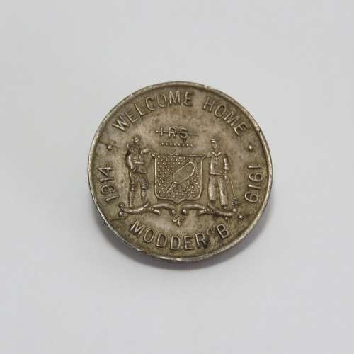 1914-1919 Welcome Home Modder`B button hole badge