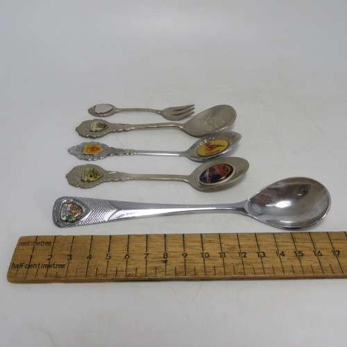 Lot of 27 vintage Souvenir Spoons