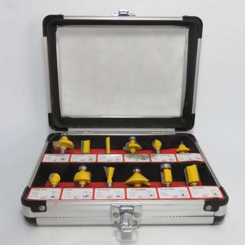 Set of Router bits in case