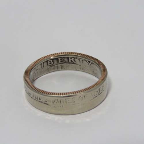 Ring made from 1979 American quarter dollar - Size S