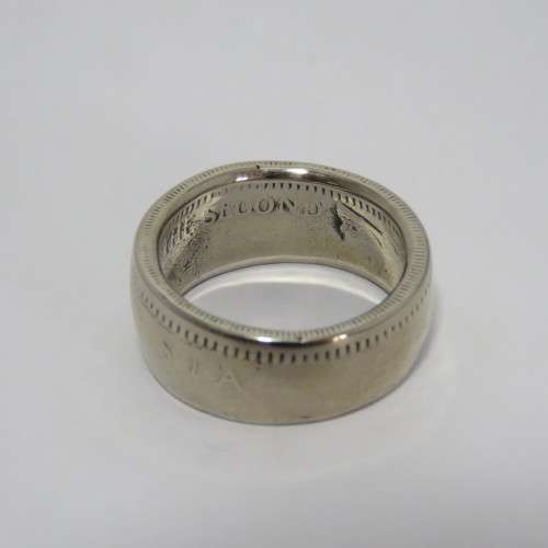 Ring made from 1964 Queen Elizabeth the 2nd coin -  Size U 1/2
