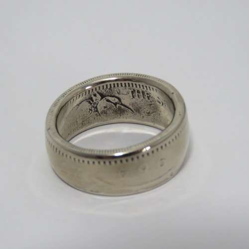 Ring made from 1964 Queen Elizabeth the 2nd coin -  Size U 1/2