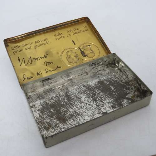 WW2 Jan Smuts 1941 Christmas tin